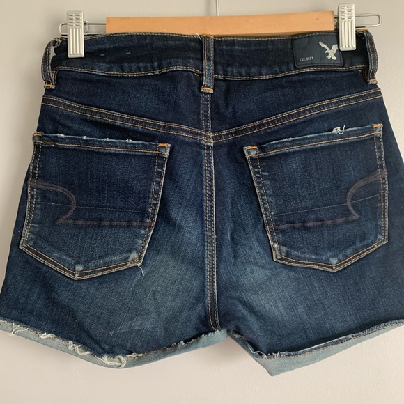 American Eagle Hi-Rise Shortie Shorts - Picture 2 of 2